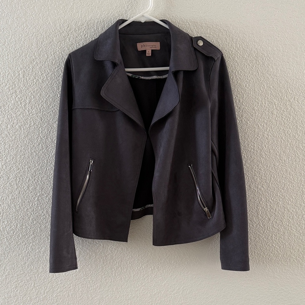 Faux Suede jacket